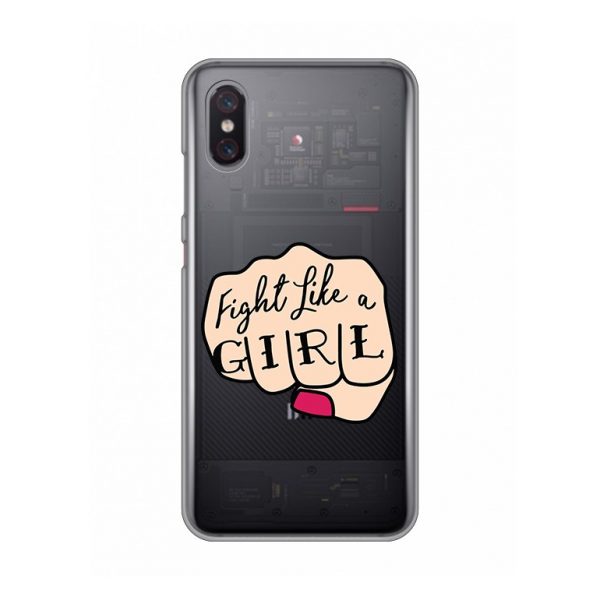 Silikonska-futrola-skin-PRINT-za-Xiaomi-Mi-8-Explorer-Fight-Like-A-Girl_slika_O_90897477